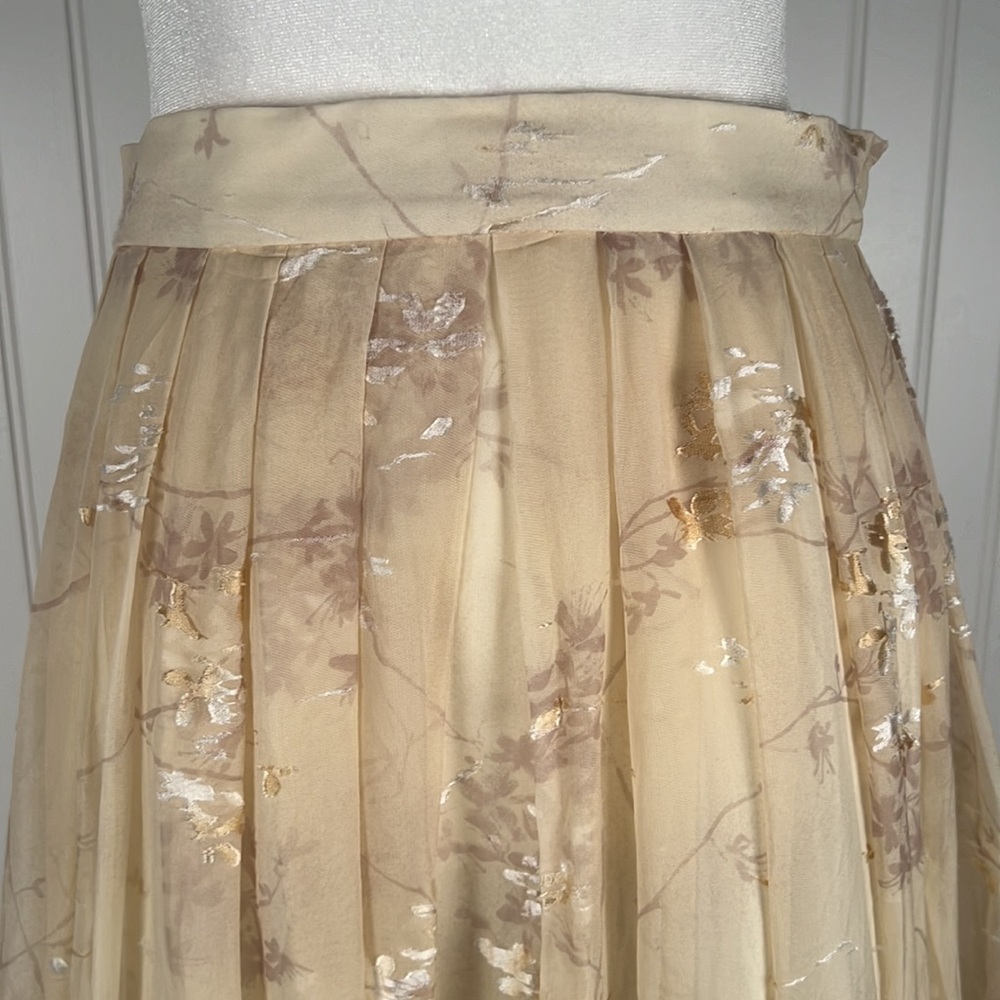 Rare vintage Madison Gray silk blend skirt